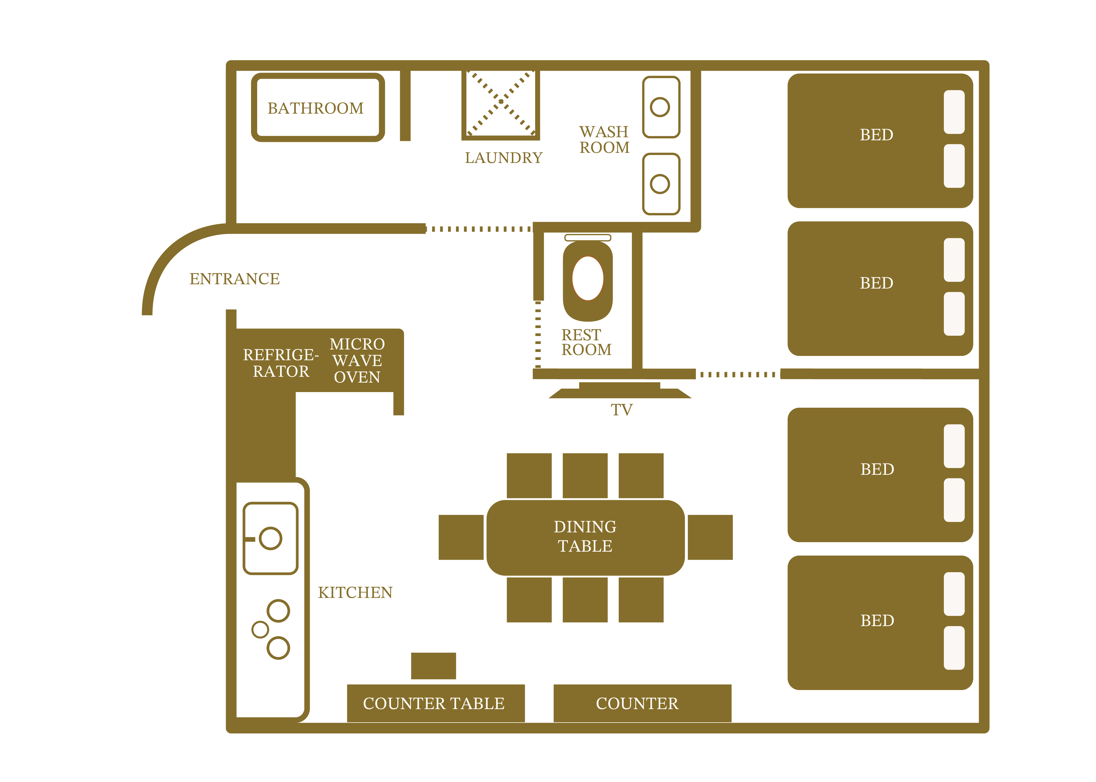 Grand Family Suite 平面圖